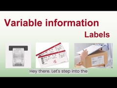 Нанесение теплочувствительных материалов для этикетки.