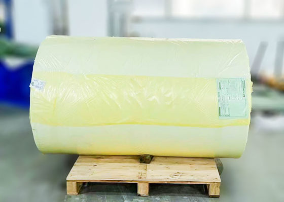 Прозрачная клея BOPP Jumbo Roll Labels Бумага Синтетический подвижный клей