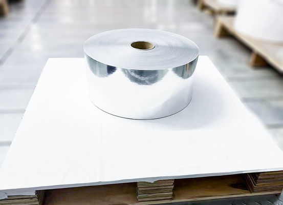 Легкая серебряная клея BOPP Jumbo Roll Paper 50 μm Толщина поверхности Синтетический клей
