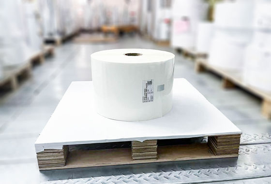 Глянцевая бумага прозрачная Opp Jumbo Roll Label устойчивая к химическим веществам