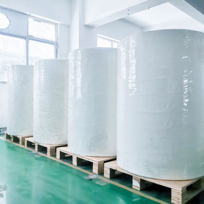 Сертифицированный SGS Jumbo White Paper Roll, принтерская бумажная рулонка Толщина поверхности 100 u