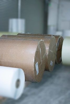 Горяче расплавленный клей термальные этикетки, Kraft Paper Jumbo Roll 80u Толщина поверхности