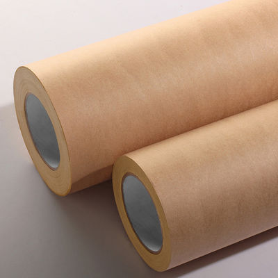 Хорошая цена Нет печати Самоклеящаяся Kraft Paper Roll Водоактивированная клеящаяся абразионно устойчивая 80г онлайн
